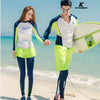 KFSUNNUN 5 Pieces Sets Couple UPF 50+ Skins Rash Guard Long Sleeves