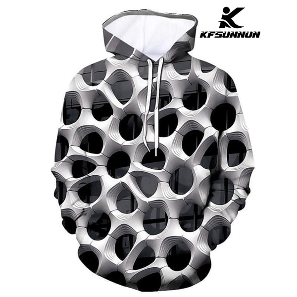 Men's Hoodie Pullover Sweatshirt Hooded 3D Print Basic Designer Casual Clothing Apparel