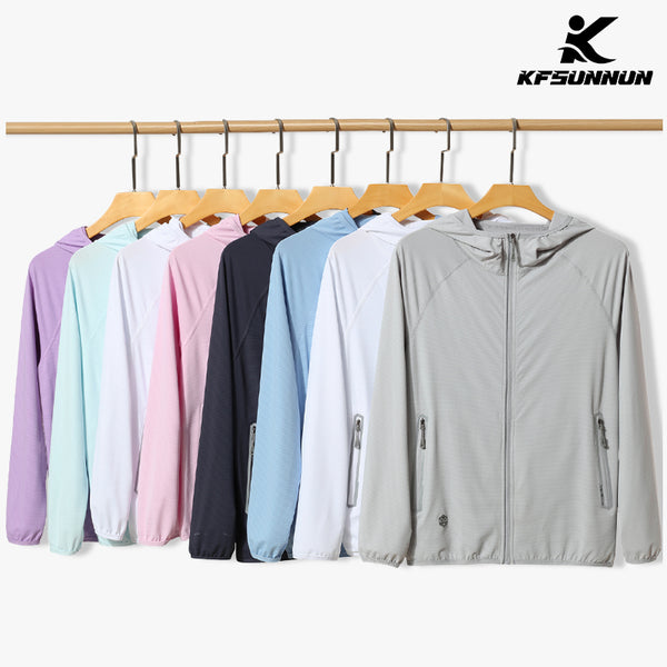 KFSUNNUN UPF Outfit 50+ UV Sun Protection Women's/Men's Jacket Outdoor Performance Shirt