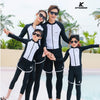 KFSUNNUN 4 Pieces Parent-child Set UPF 50+ Skins Rash Guard Long Sleeves